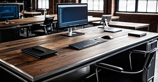 Les incontournables bureaux style industriel en métal et bois